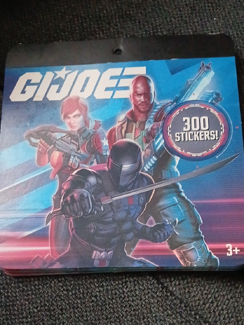 300 Stickers Pack - Blue Action Sticker Set